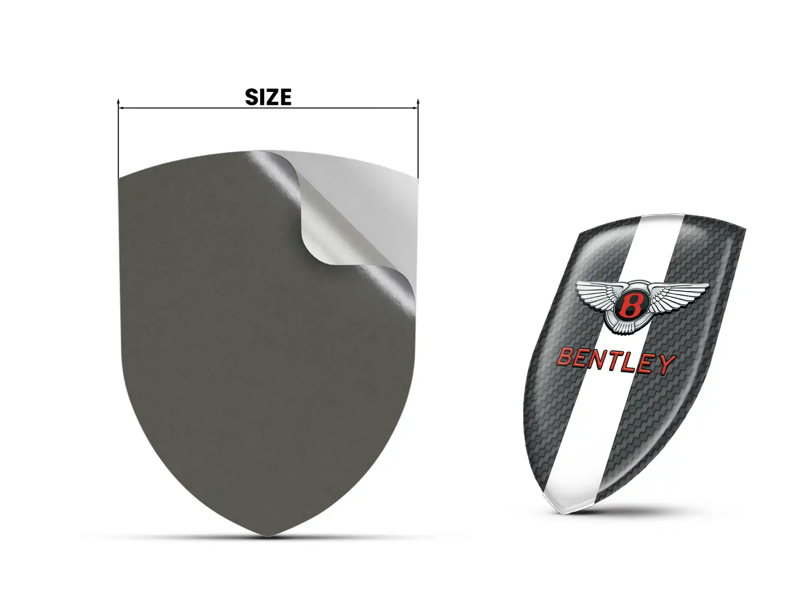 Bentley Adesivi Auto Personalizzati Pro Stile Max Sportivi